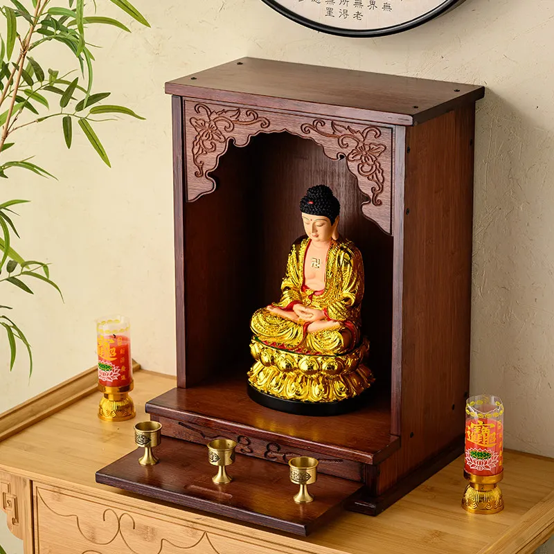 CX shrine offering table Buddha cabinet household offering table Wall-mounted Guanyin Buddha statue offering table