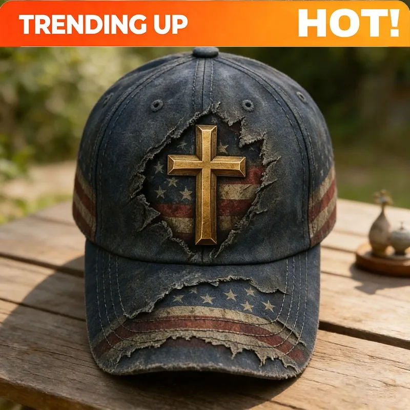 Custom Christian Faithful Cap | Unisex Adjustable Cross Lion Of Judah Embroidered Spiritual Courage Eternal Grace All Season Com