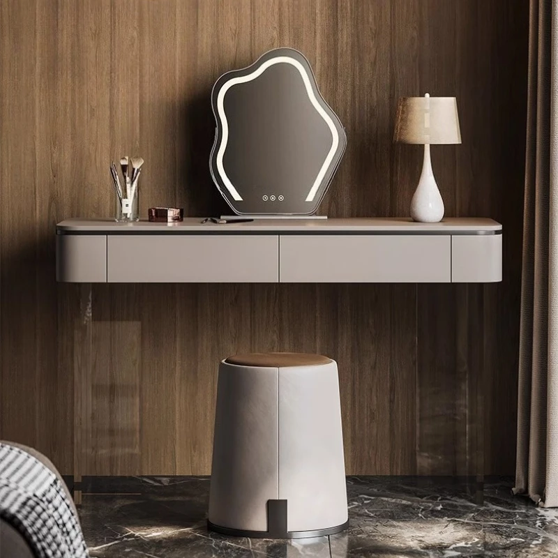 

Легкий роскошный дизайн, туалетный столик, итальянские ящики, зеркальные ящики, аксессуары, туалетный столик, удобная мебель для девочек, Vestidores