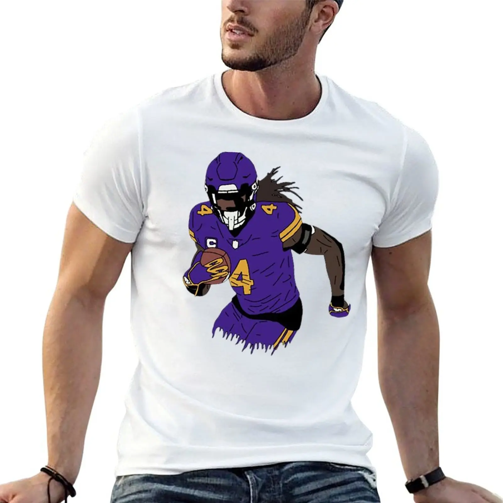 Dalvin Cook #33 (2) T-Shirt clothes aesthetic clothes mens white t shirts