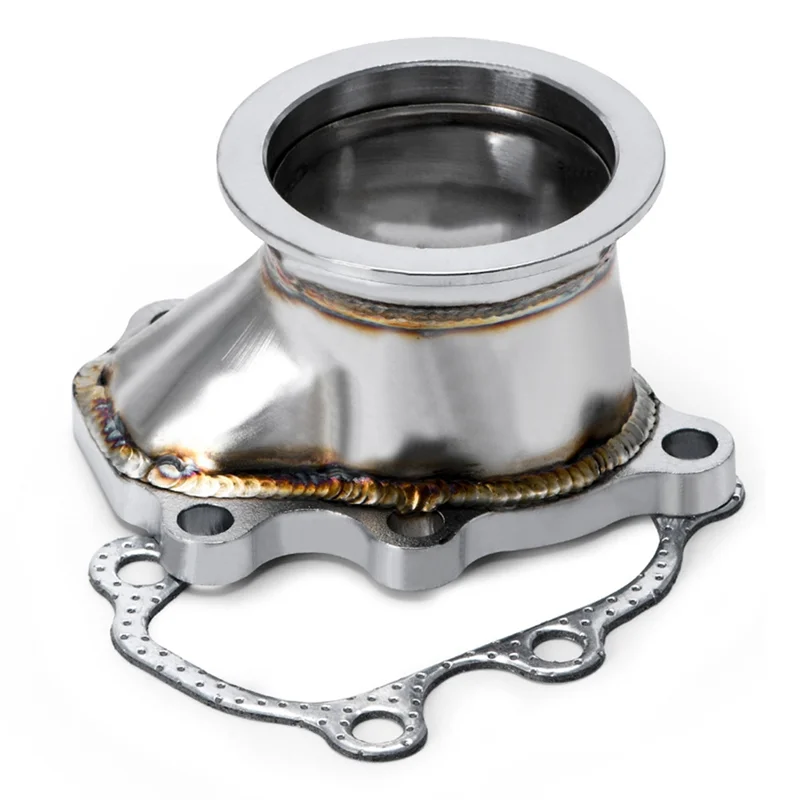 

Top!-V-Band Turbo Down Pipe Adapter In Stainless Steel For T25 T28 GT25 GT28 2.5" 63Mm Clamping Flange Part No. PQY4833