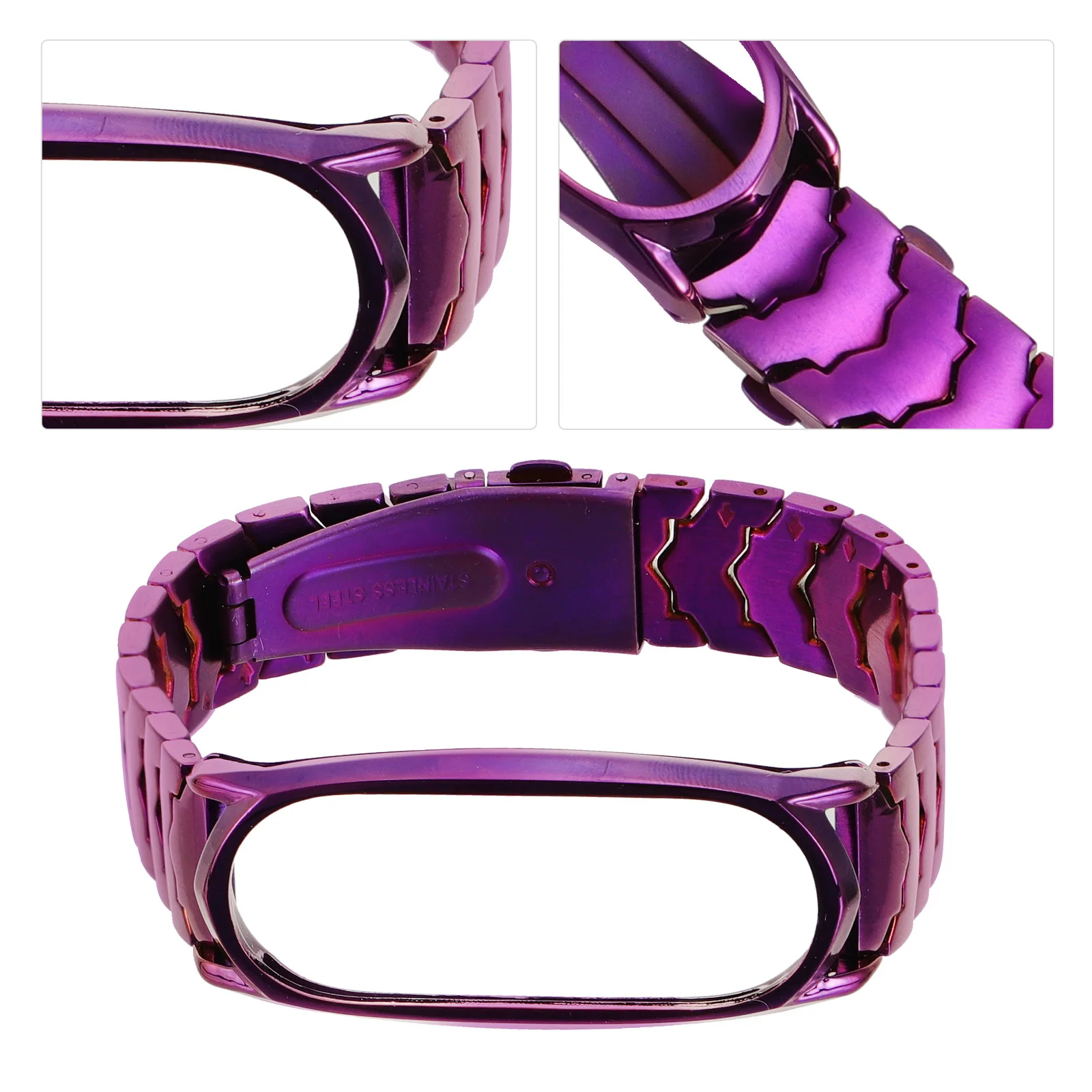

Metal Wristband Simple Replacement Strap Accessories Zinc Alloy for Fitness Supplies