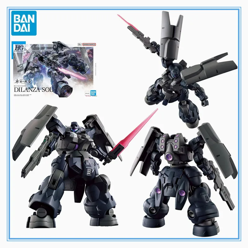 

Последняя Коллекция 1/144 фигурок аниме «бандаи» GUNDAM dilanca SOL HG, оригинальная Сборная модель, игрушки, фигурки, коллекционные украшения для мальчиков и девочек