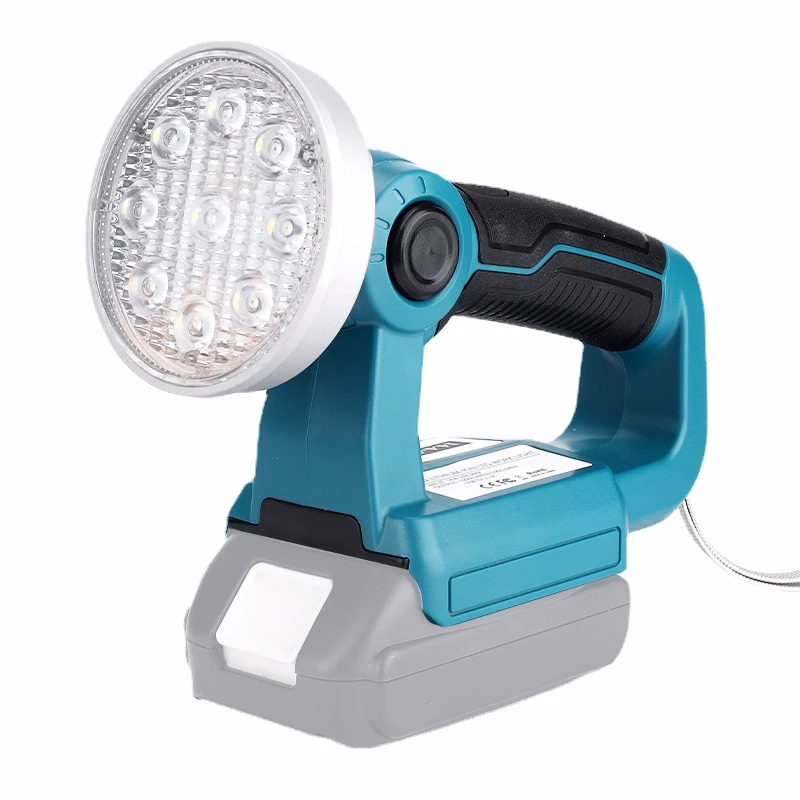 Luz led para makita milwaukee bosch dewalt ryobi craftsman preto & decker 14.4v-18v bateria de lítio lanterna iluminação da lâmpada