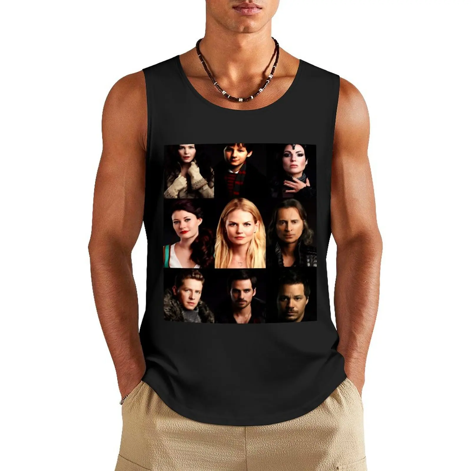 OUAT плакаты, футболка, майка, модный мужской топ для тренажерного зала, одежда для спортзала для мужчин, 2024