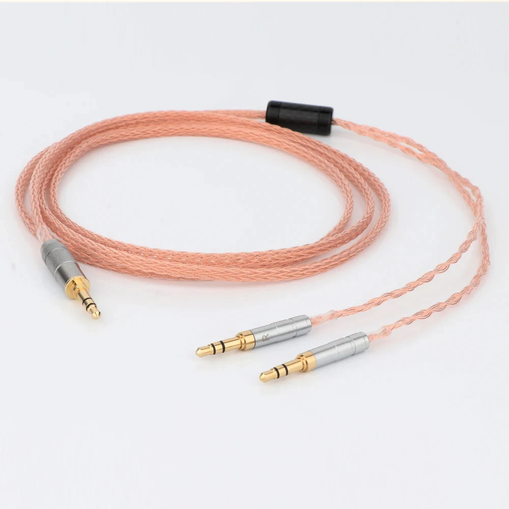 Preffair 6,5 мм 2,5 мм XLR 4,4 мм 16-жильный 6N OCC кабель для наушников Denon AH-D7200 AH-D5200 AH-D9200 3,5 мм обновленный кабель для наушников