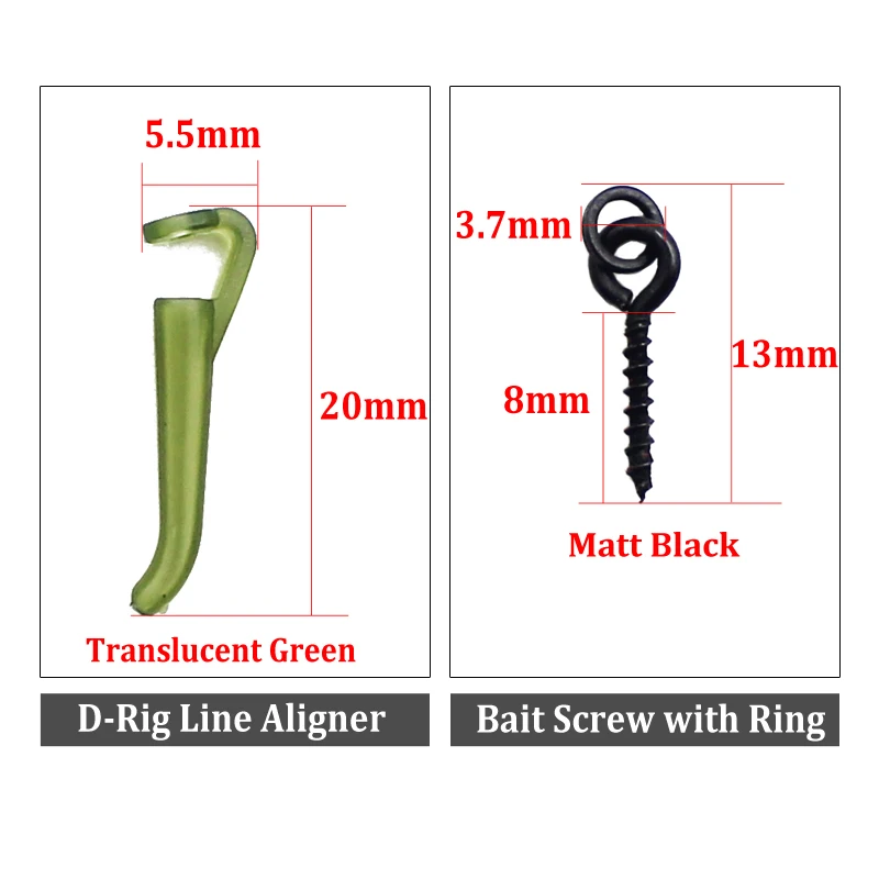 20pcs Carp Fishing Accessories Bait Screw Rubber Anti Tangle Sleeves Floating Pop Up Boilies Rig For Carp Fishing Feeder Tackle