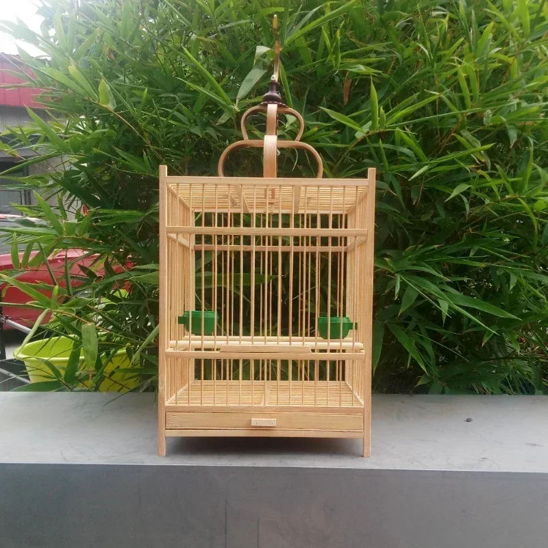 

Boutique Birdcage Bird Cage Bird Travel Carrier Accesorios Para Palomas клетка для попугая Bird Houses Bamboo