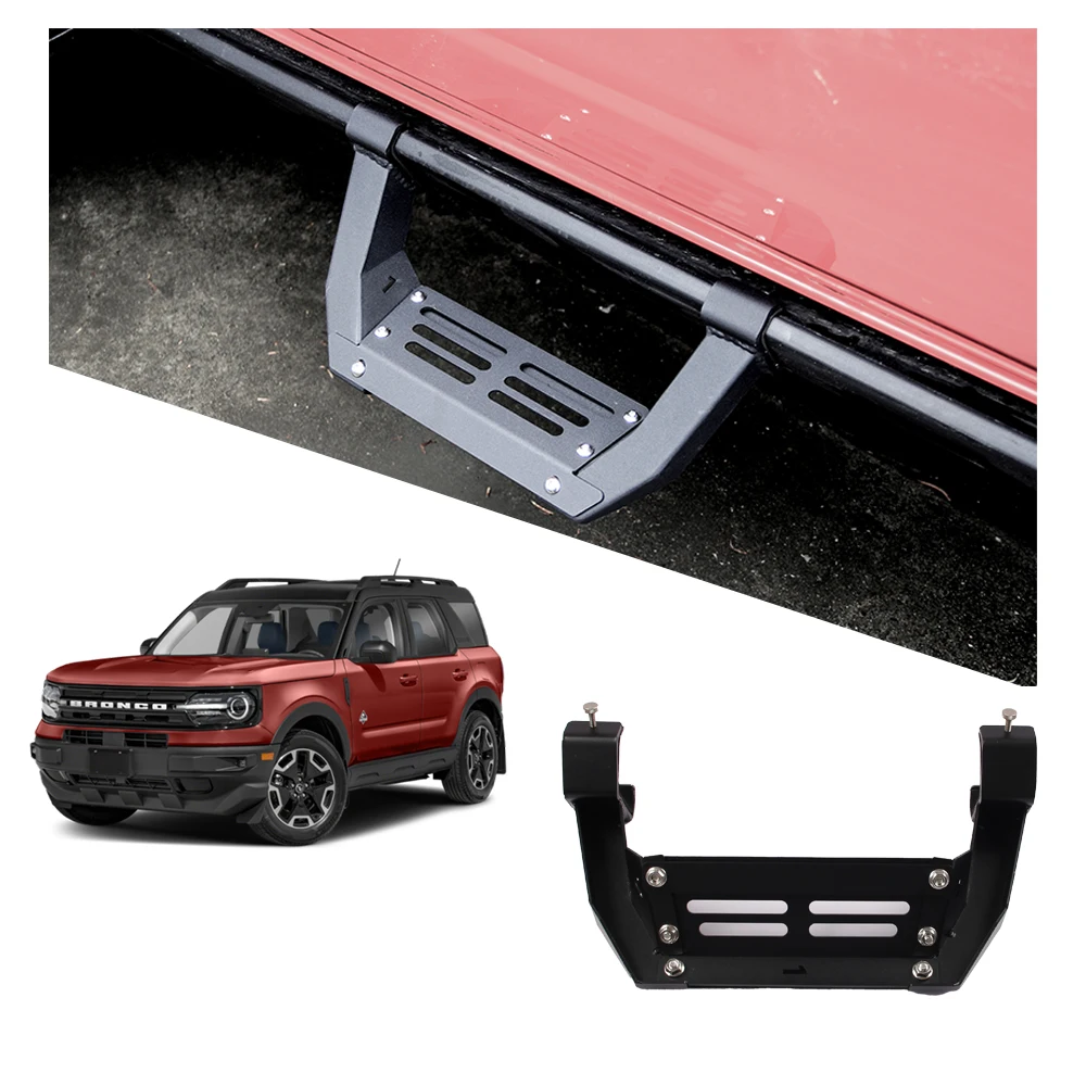 

JP16 ODM Pedals Blazer Convenience Pedals Quick-Insertable Blazer Pedals Side Step for Ford 21-23 Bronco