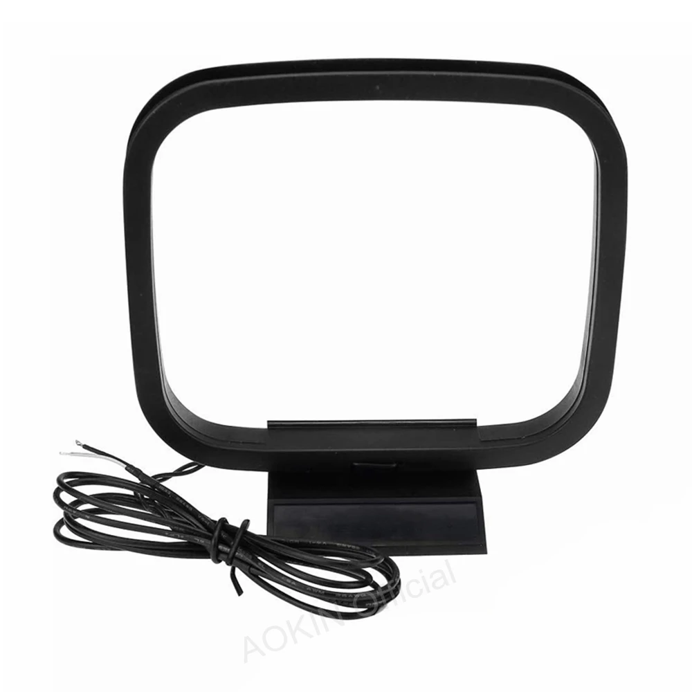 AM Loop Antenna with 2 Pin Bare Wire Compatible with Indoor Radio Bluetooth Home Stereo Audio Video Theater Receiver