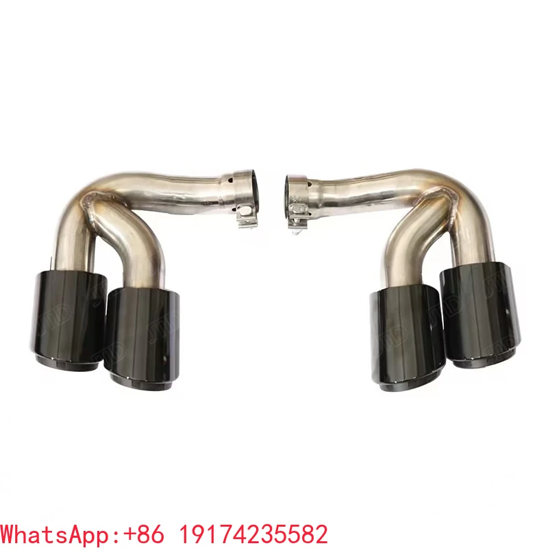 

Dual Outlets Three Layers Exhaust.Mu-ffler Tips Tailpipes Suitable for Porsche Cayenne 2024+