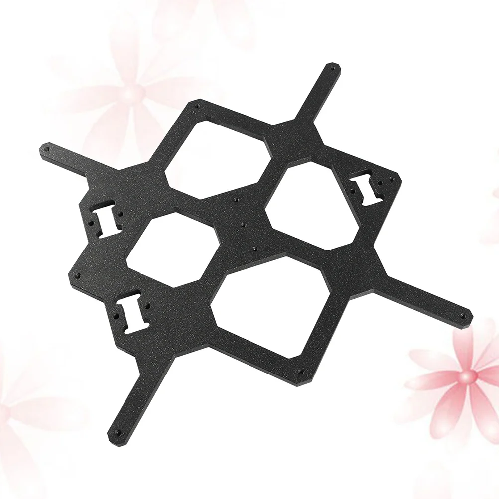 

1 комплект металлической опорной пластины для 3D-принтера, черный комплект для I3 Lm8Uu, зажим, совместимые детали для 3D-печати, аксессуары