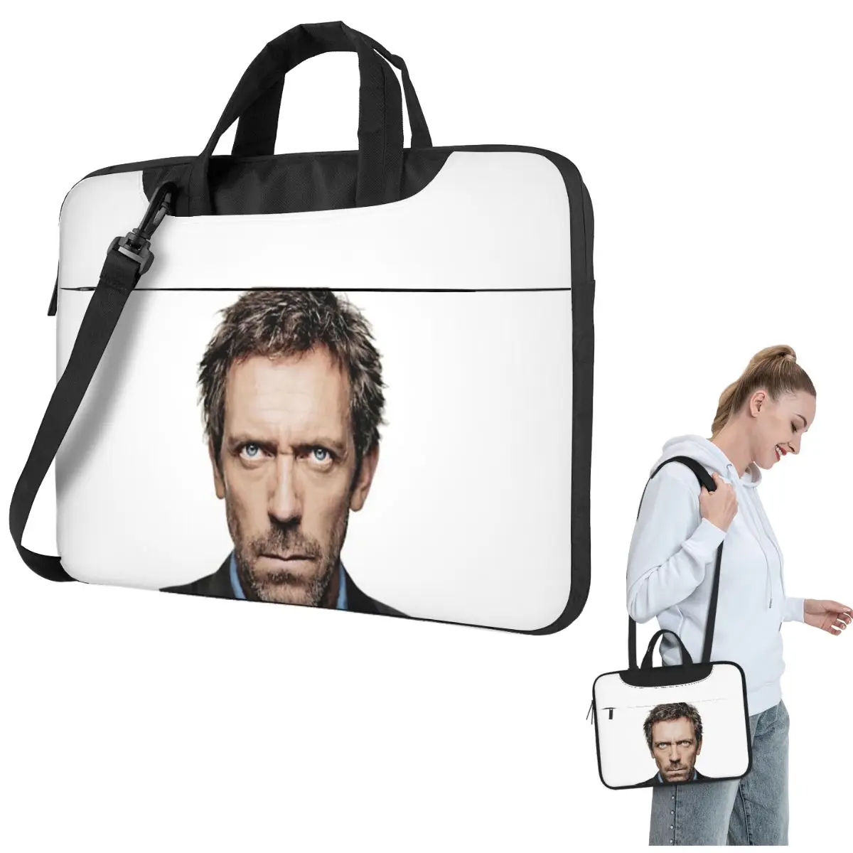 

Сумка для ноутбука House MD через плечо, сумка для компьютера 13, 14, 15,6-дюймовая сумка для ноутбука Macbook Pro