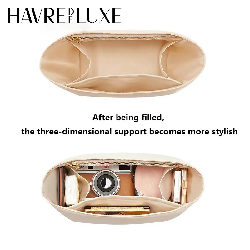 Bag organizer insert for Longchamp bag nylon material super strong fit bag support handbag insert bag accessories