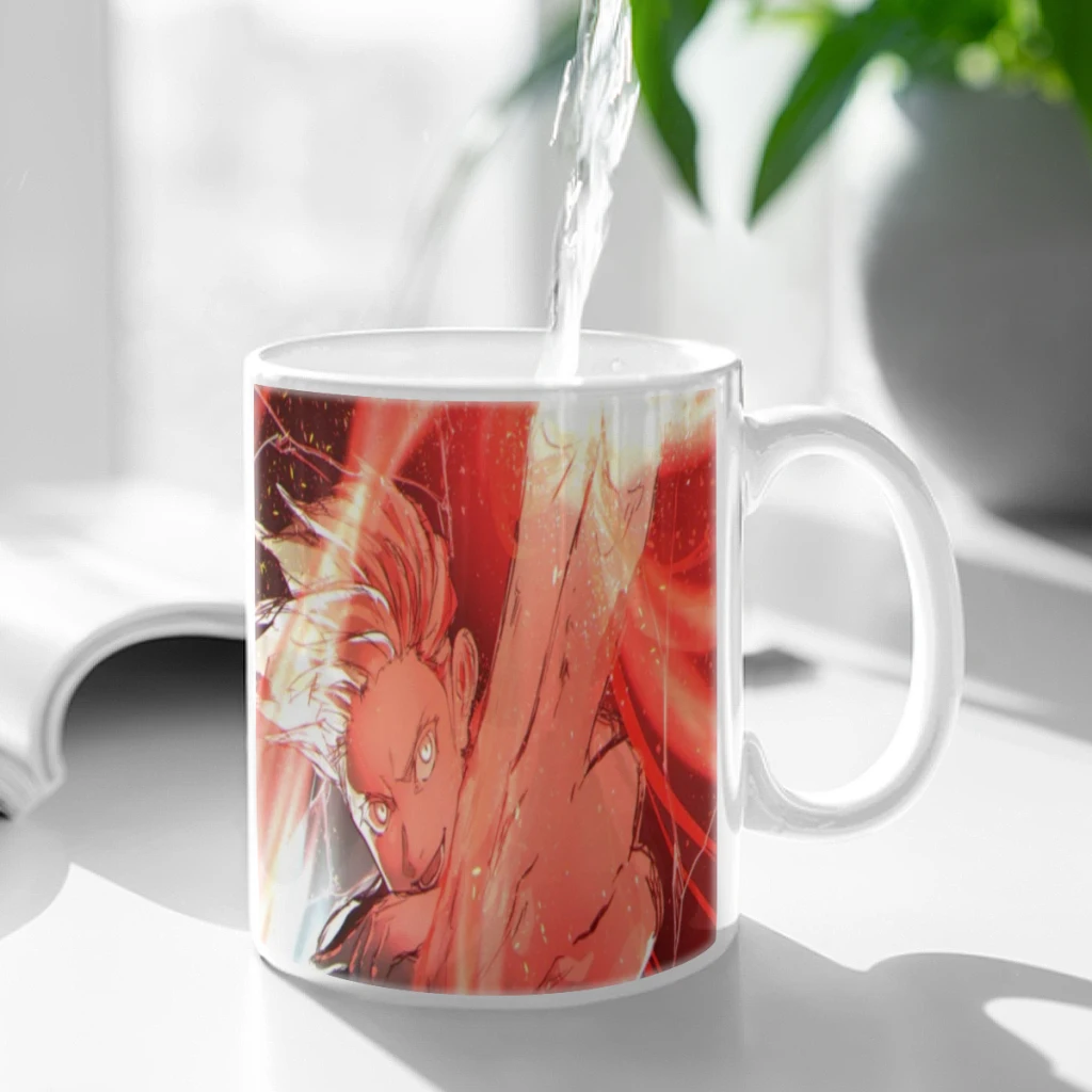 Jujutsu Kaisen Gojo Satoru Ceramic Mug Cute Coffee Tea Milk Stave Mugs And Cups with Handle Novelty Gifts