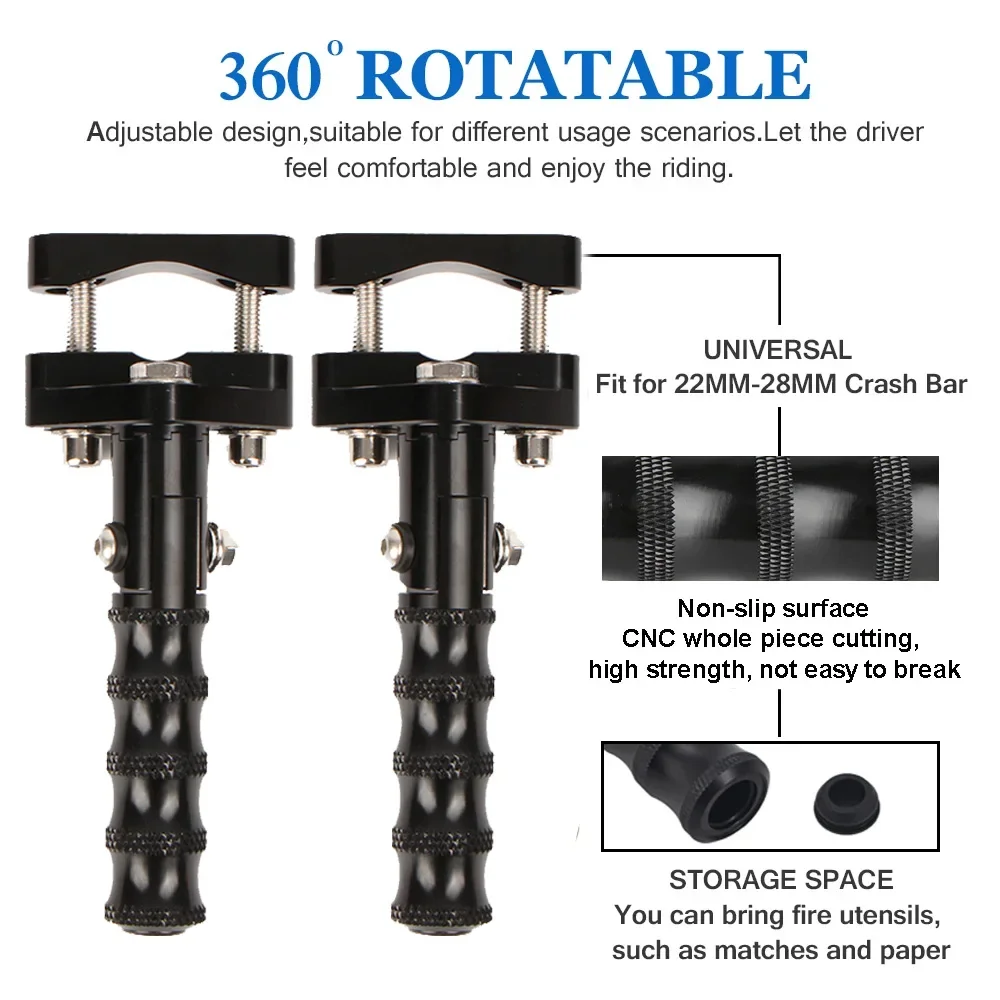 Lazystep Highway Folding Footrest For Kawasaki VERSYS650 KLE650 VERSYS-X300 VERSYS 650 ABS/LT KLR650 VERSYS-1000 SE 22-28MM Bar