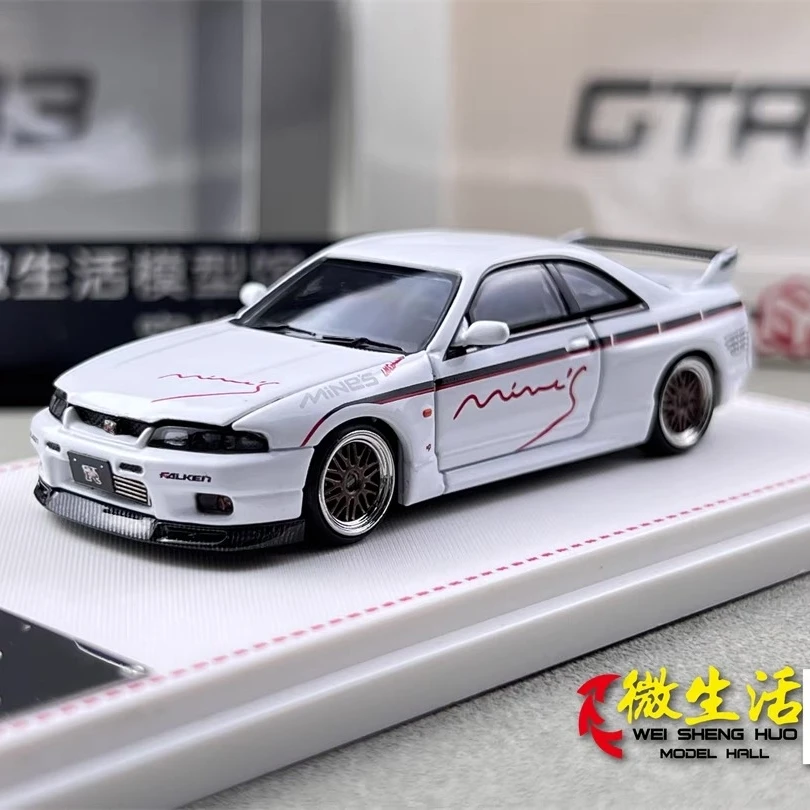 

Focal Horizon FH 1/64 Skyline R33, два цвета, литые под давлением подарки на день рождения, коллекция моделирования для хобби