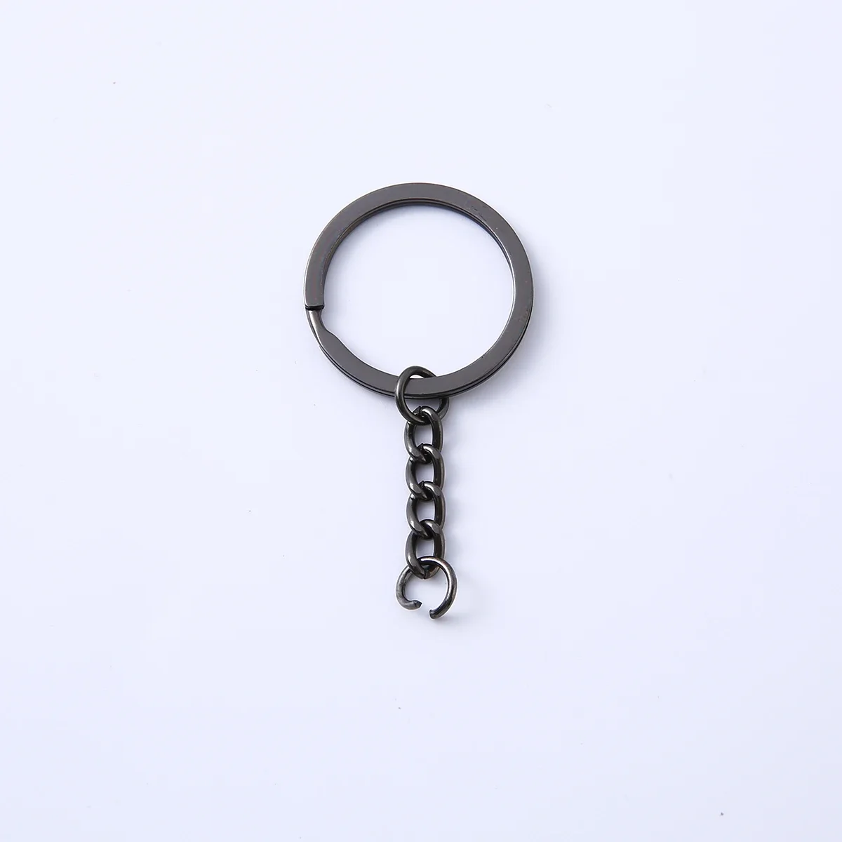 10/20/50/100 pcs/lot Key Ring Key Chain 6 Colors Plated 30mm Round Split Keychain Keyrings Wholesale