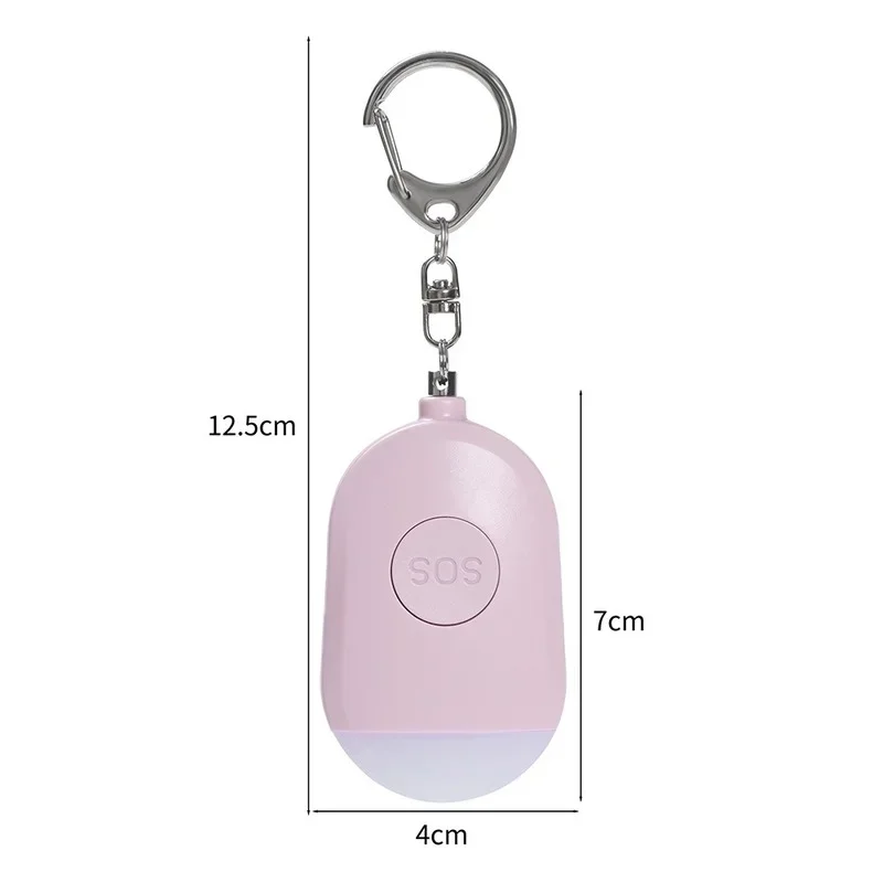 Self Defense Alarm 130Db Security Protect Alert Personal Safety Scream Loud Keychain Emergency Alarm for Women Kids Girl