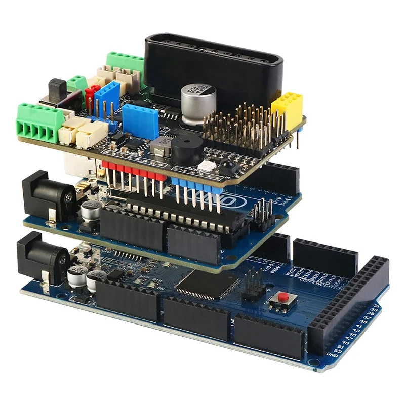 Emakefun  For  Arduino  UNO  Mega2560  R3 Expansion  Board  6~35V With 4 Channels Motors Servos Ports PS2 JoystickRemoteControl