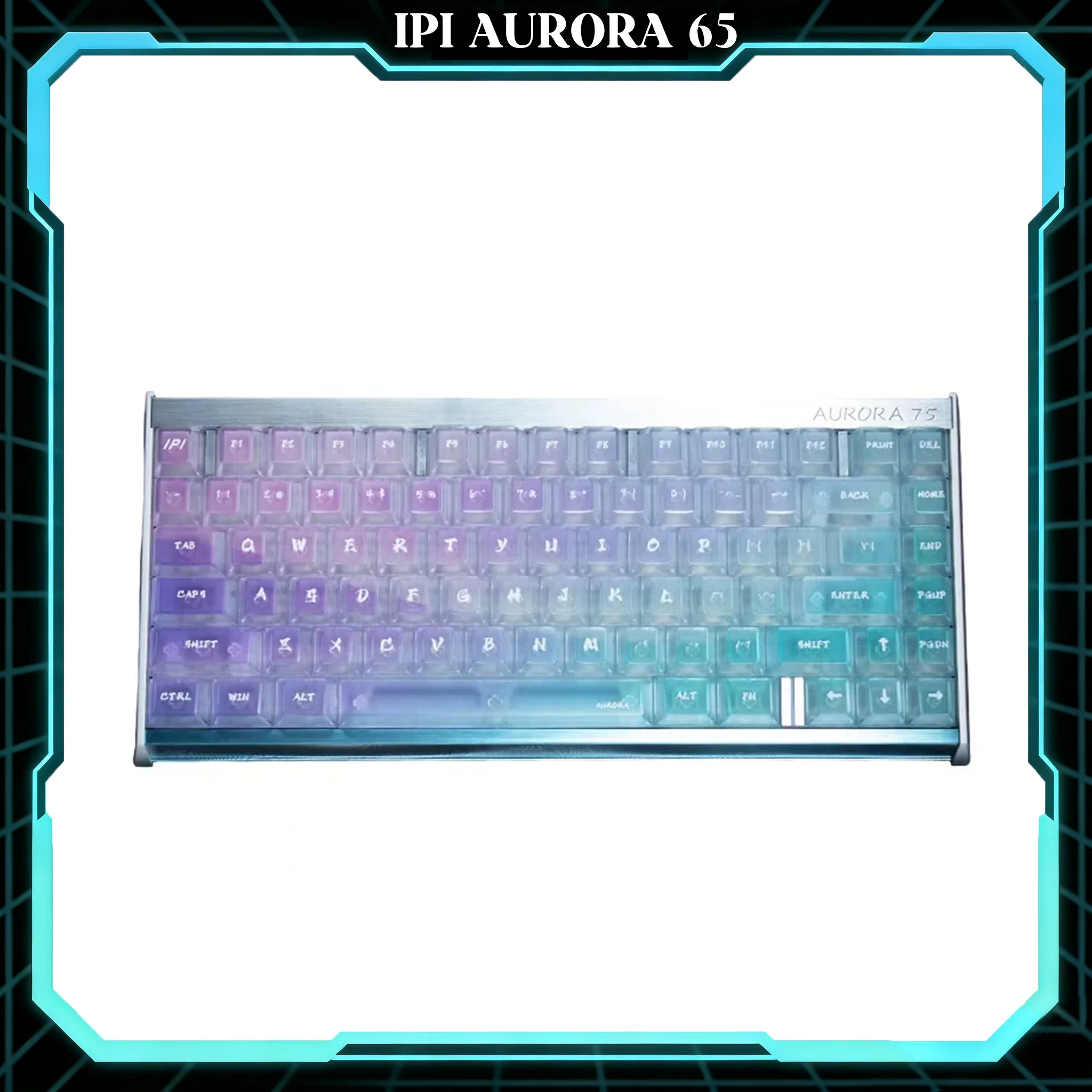 IPI Aurora 65/75 Magnetic Switch Gaming Keyboard Rapid Trigger 0.01mm RT Hall Effect Mechanical Keyboard SOCD for Valorant CS2