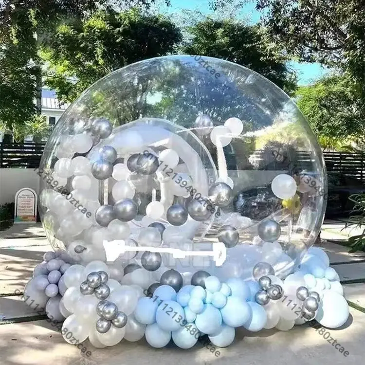 Transparent Inflatable Bubble House Outdoor Inflatable Tent Photography Backdrop for Mall Event Party Photo Booth Decoration