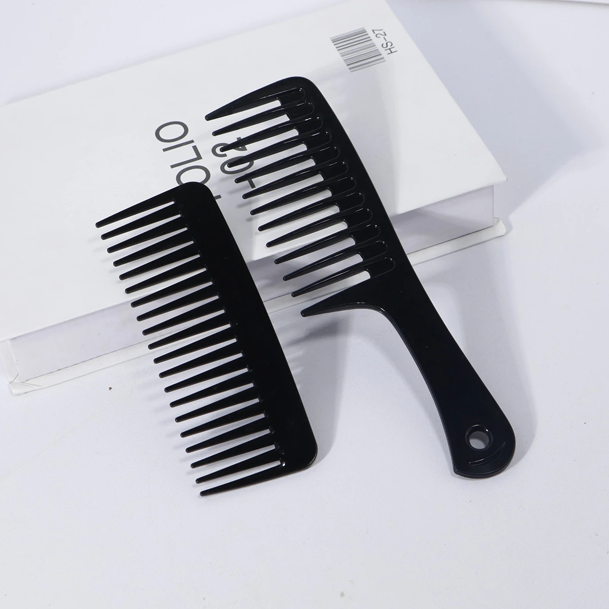 2Pcs hair comb set, large wide toothed comb, no handle styling comb, suitable for both men and women,Special for real hair wigs