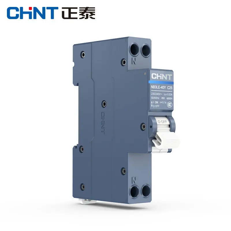 

CHINT NB3LE-40Y 1P+N 18mm RCBO Residual Current Circuit Breaker Leakage Overload Short Circuit Protection