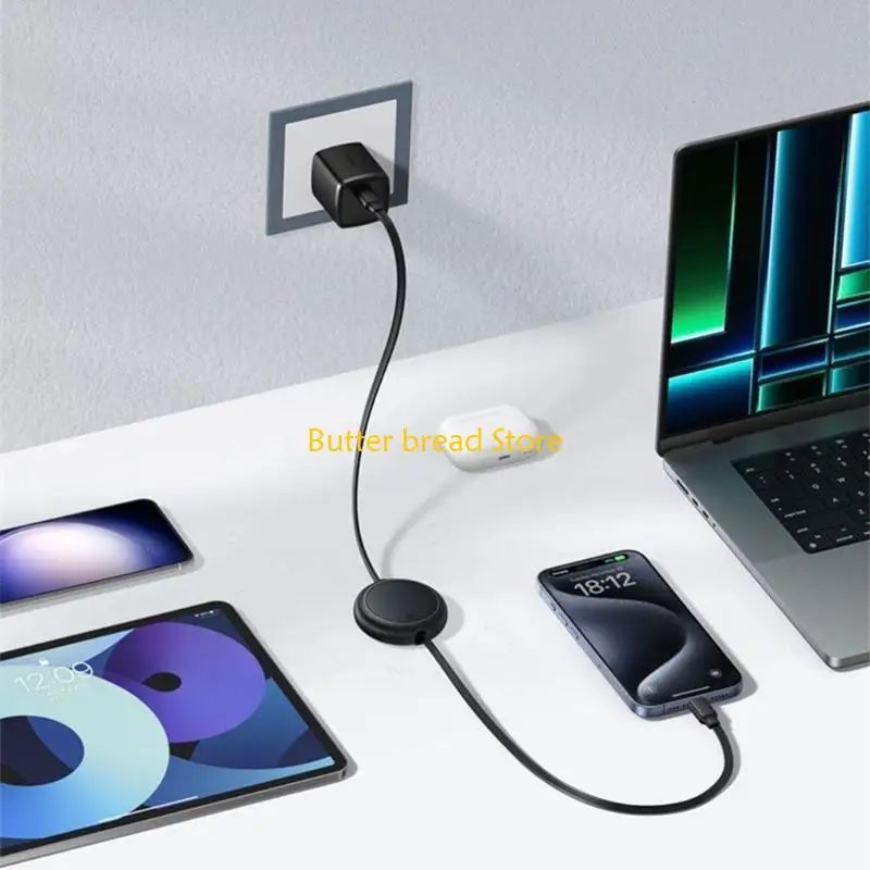 

W89C Retractable 60W USB C Cable Type C Fast Charging Data Transfer Cable for Phone