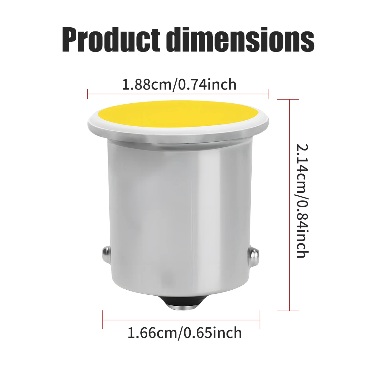 10/20/50 قطعة PY21W 1156 Ba15s لسيارة LED لمبات بدوره مصباح إشارة 12 فولت COB 6000 كيلو الأبيض ستوب ضوء احتياطية عكس مصباح إيقاف السيارة DRL