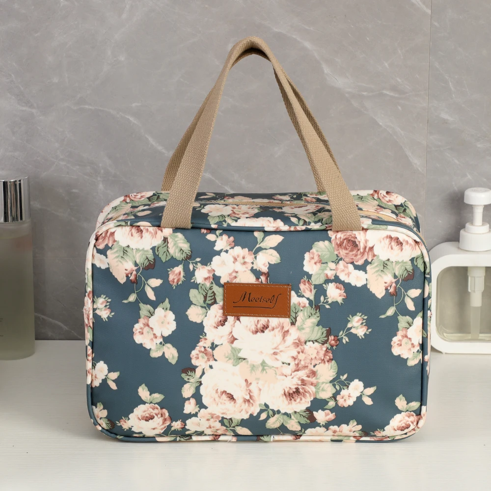 

Large capacity portable travel handbag business trip thickened bag side liner bath pocket waterproof toiletries storage bag