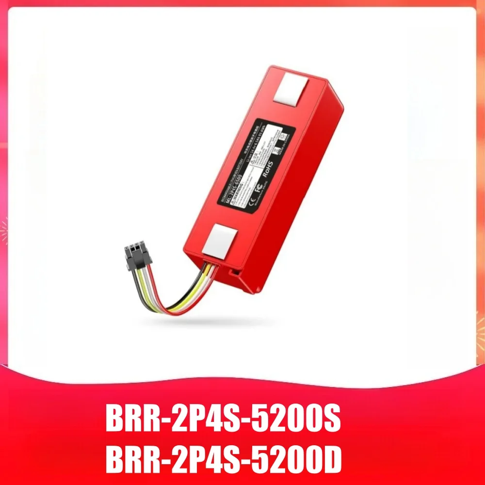 

6500mAh Battery for Xiaomi Roborock 1S Vacuum Robot SDJQR01RR Replacement BRR-2P4S-5200D Sweeping Mopping Cleaner