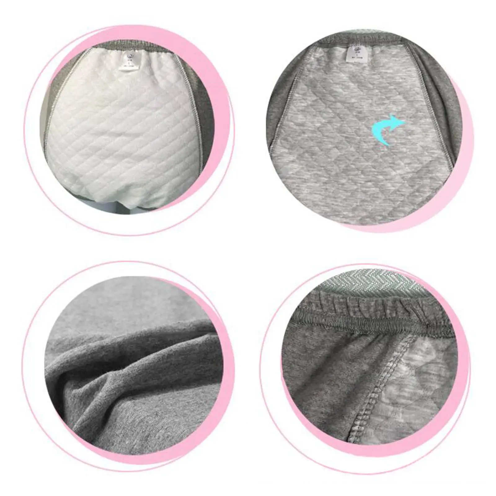 

Men's Incontinence Briefs Reusable Underwear Cotton Waterproof Pads for Adult Urinary Incontinence Suitable for Daily Wear