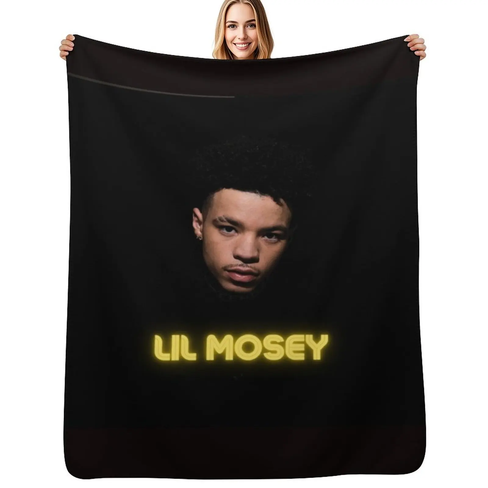 

Lil Mosey Photo Design Throw Blanket halloween Thin Thermal Baby Blankets