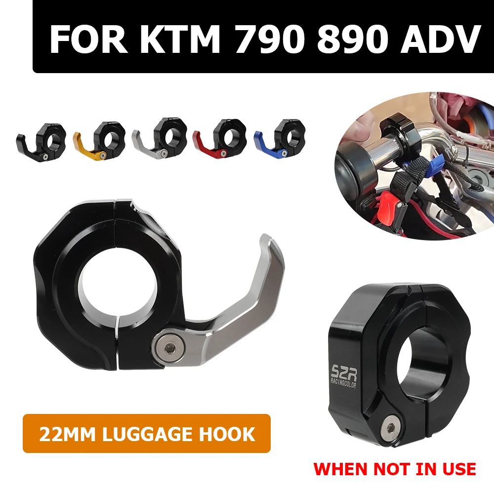 Motorcycle Helmet Bags Gadget Glove Hooks Luggage Bag Hook Holder Hanger For KTM 790 Adventure R S 890 ADV 790ADV 890ADV 2023