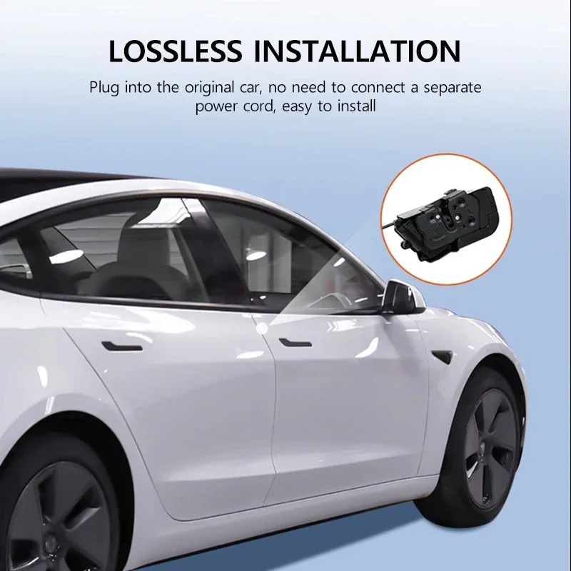 Per Tesla Model 3 Y 3 2023-2016 2024 la più recente chiusura ammortizzata a 4 porte Anti Pinch Smart Auto serratura elettrica ad aspirazione