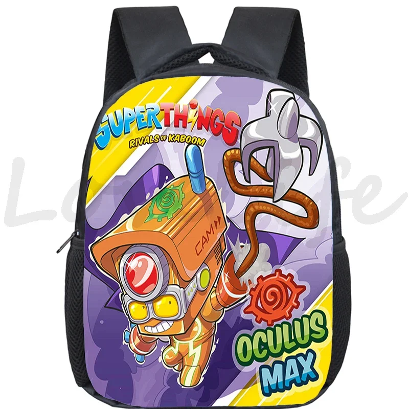 Mochila Super Zings Cartoon para crianças, mochila escolar para crianças, mochila para meninos e meninas, bolsa de livros, SuperThings, presente do jardim de infância