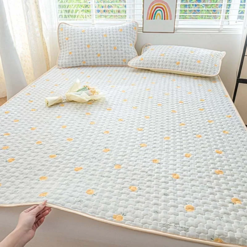 

Новинка 2023 года, летний коврик из ледяного шелка, крутой защитный чехол для матраса, комплект из 3 предметов, моющееся в машине, крутое сиденье для кондиционера