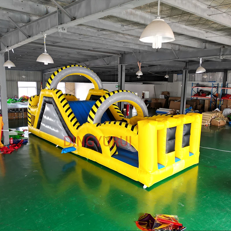 

CIF To Prot! 10x3.5Kids Outdoor or Indoor Running Bounce House Crossover Inflatable Obstacle Course