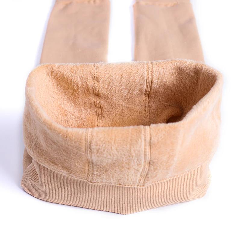 Winter Warm Leggins Thick Velvet Women Leggings High Waist Solid Color Velvet Tights Stretchy Slim Pantyhose Casual Wear