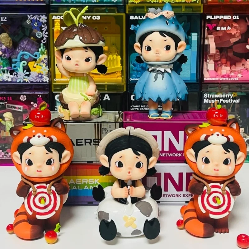 

Вскрытия в лесу маленьких слов, слепая коробка, персонажи аниме, пакет-сюрприз, персонажи, милая загадочная коробка, игрушки, подарки