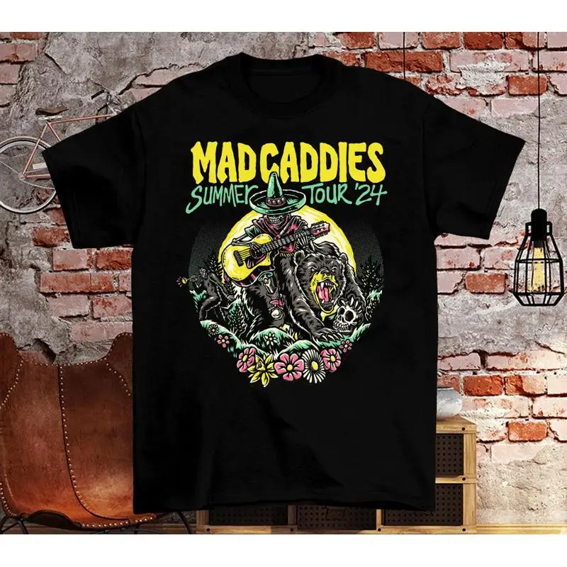 

Mad Caddies 2024 Tour ConCert Черная футболка GifT всех размеров AG2327
