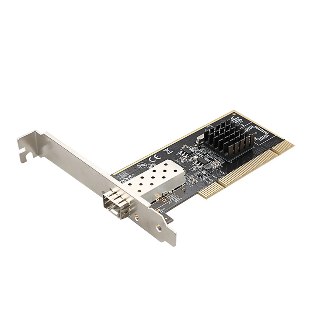 Kartu jaringan serat Gigabit PCI 82545 Desktop SFP Network Adapter Server