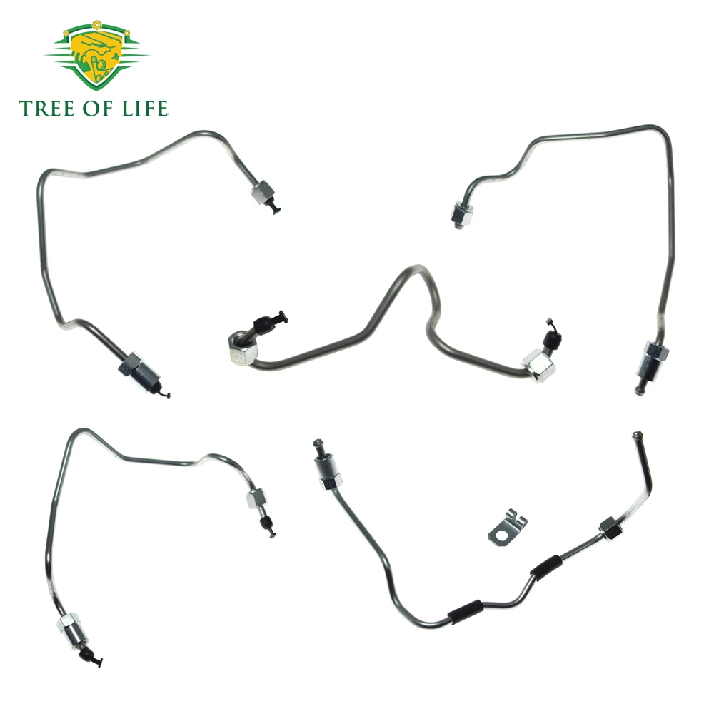 

4/5pcs 1KD-FTV 2KD-FTV Fuel Injector Line Pipe Kits For Toyota Hilux Fortuner Innova 2005-2015 2.5D 3.0D 23704-09015 23702-30050
