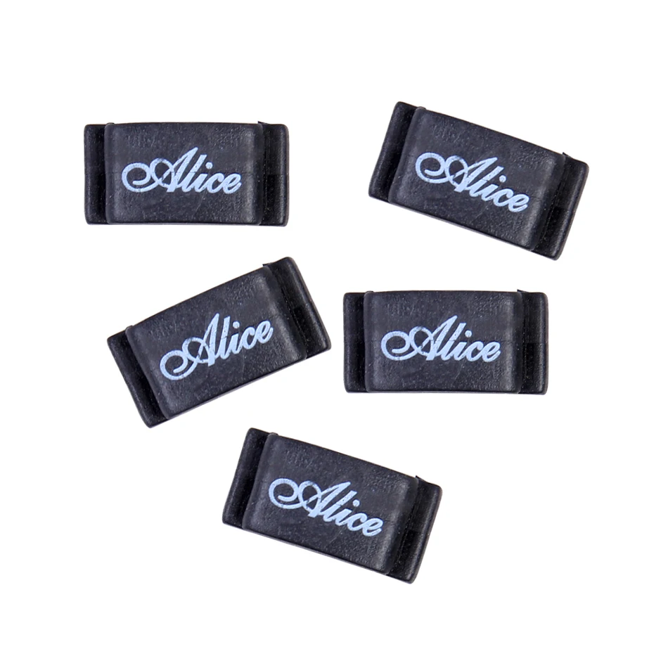 Alice 5pcs Black Rubber Pick Holder Headstock For Guitar Bass Ukelele Musical Instruments Wholesale Price