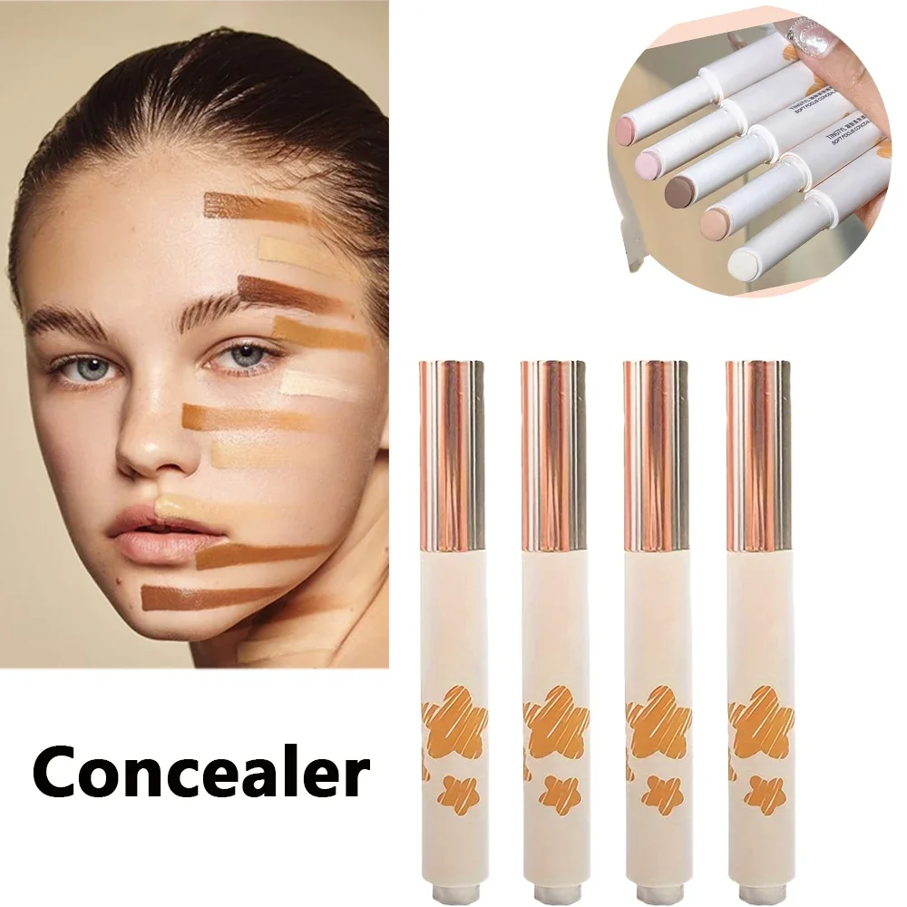 Trucco base per nascondere il contorno evidenziatore 3 in 1 - Copri macchie e imperfezioni Strumento cosmetico di bellezza