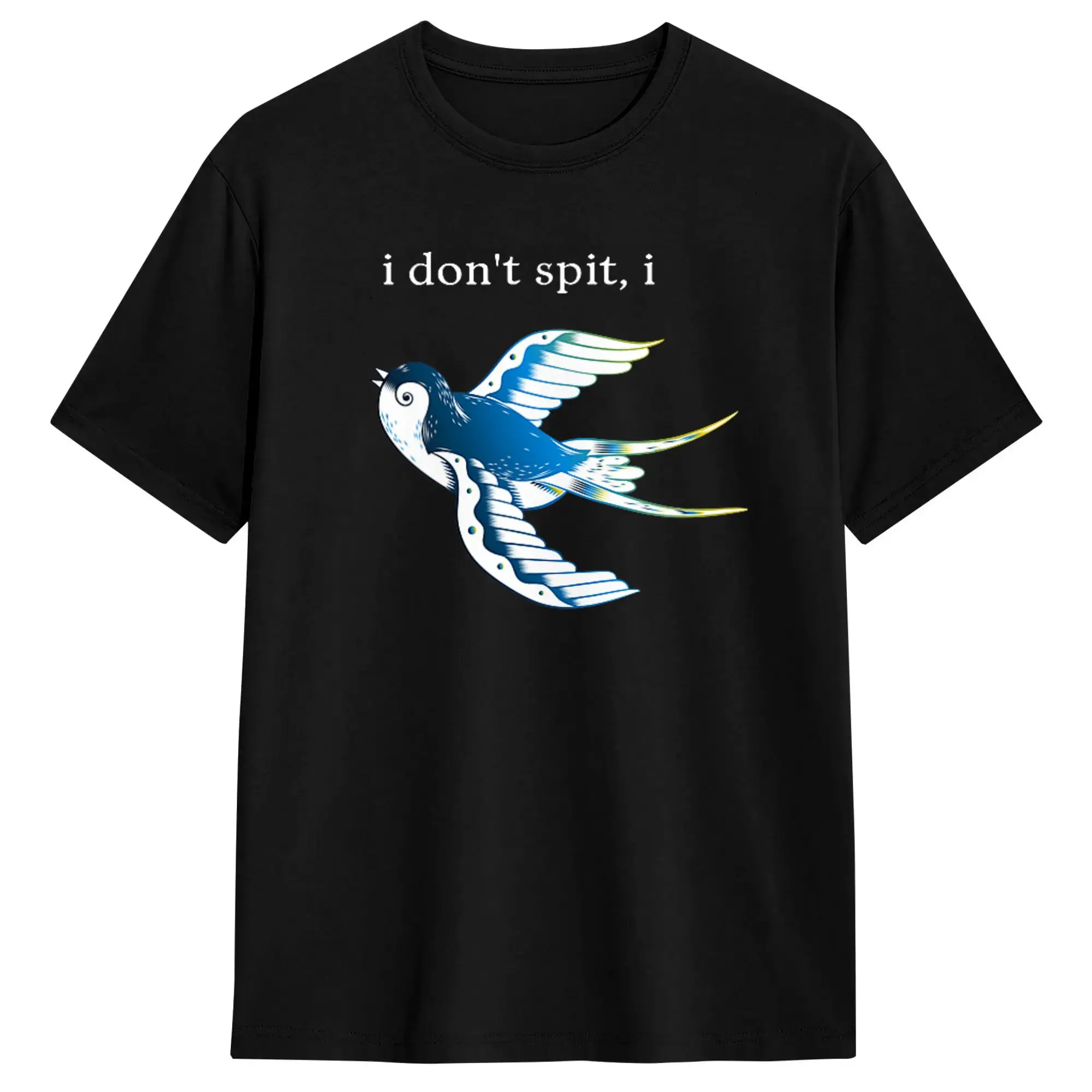 I Don‘t Spit I Swallow Funny Bird Watching Bird Watcher T Shirt Summer  Y2K Retro T Shirts 100 Cotton Hipster Tee Shirt