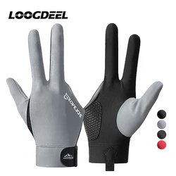 LOOGDEEL-guantes de billar de dedo completo, adhesivos ajustables de poliéster, equipo de entrenamiento portátil, 1 pieza