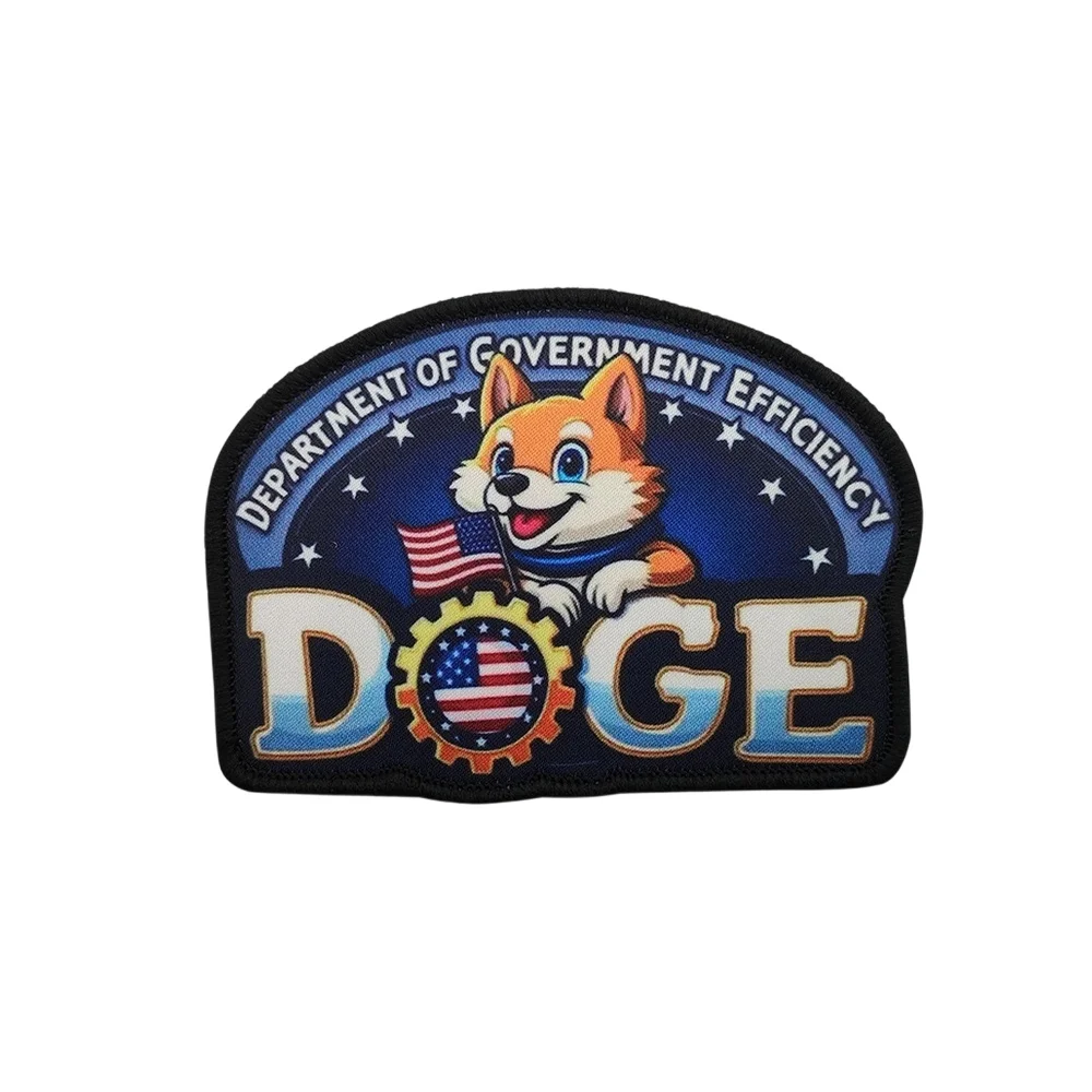 Parche morale Doge Musk – Táctico bordado para MOLLE o gorra - imagen 5