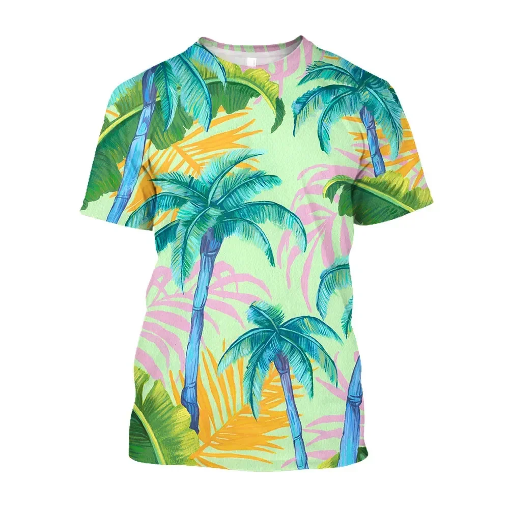 Hawaiian-style Men's Printed Casual Wear, a Trendy Summer Fashion Trend, Loose and Comfortable